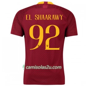 Camisolas de Futebol AS Roma El Shaarawy 92 Equipamento Principal 2018/19 Manga Curta